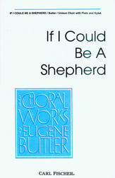 If I Could Be a Shepherd Unison choral sheet music cover